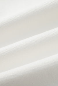 Petite Studio's Evie Mid-Rise Barrel Jeans in White 