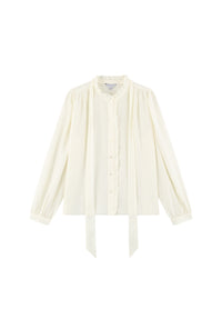 Petite Studio NYC Tonette Blouse in Ivory