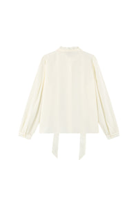 Petite Studio NYC Tonette Blouse in Ivory