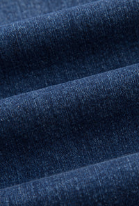 Petite Studio's Asher Mid-Rise Flared Jeans in Vintage Blue