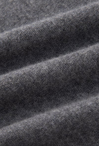 Petite Studio's Nori Merino Wool Scarf Sweater in Grey