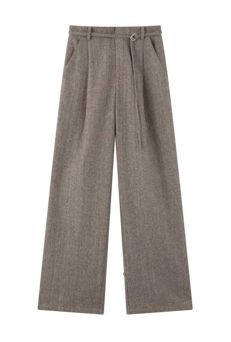 Petite Studio's Silas Wool Pants in Oatmeal 