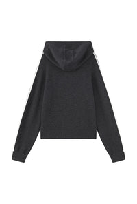 Petite Studio's Gracel Wool Hoodie in Charcoal