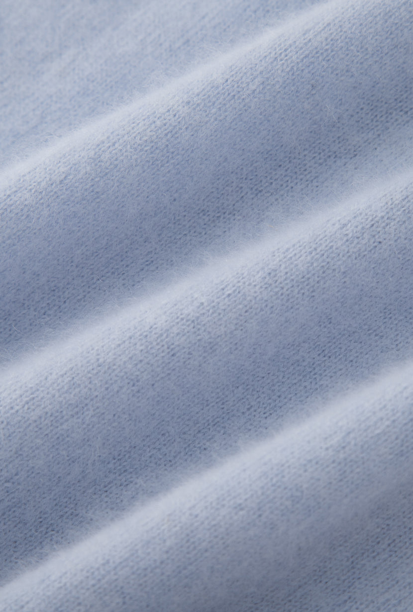 Petite Studio's Murphy Brushed Merino Wool Cardigan in Ice Blue