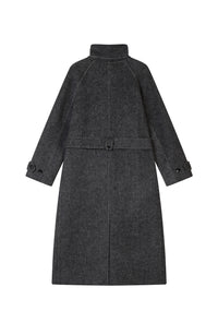 Petite Studio's Luna Double-Faced Wool Coat in Grey