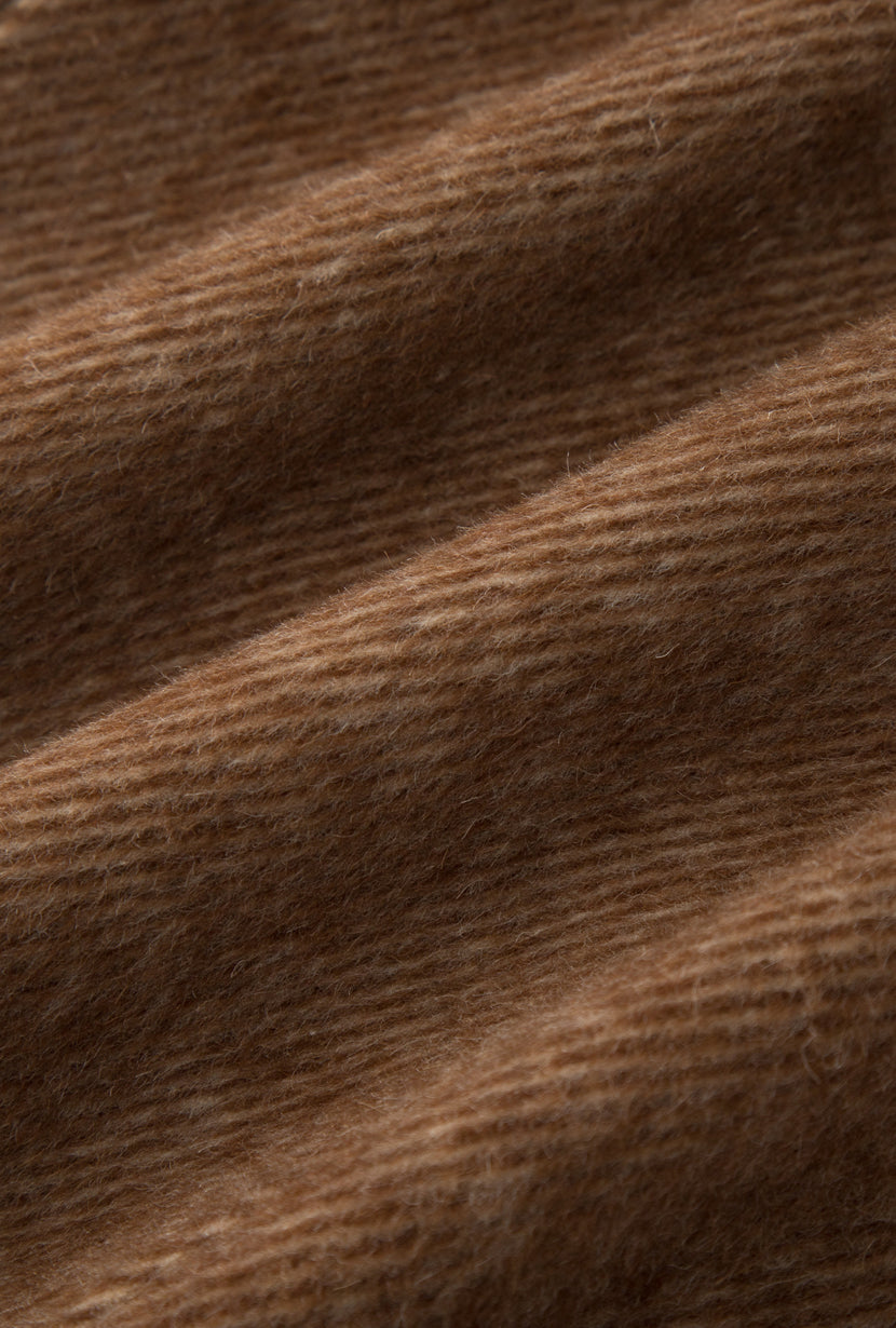 Petite Studio's Luna Double-Faced Wool Coat in Brown