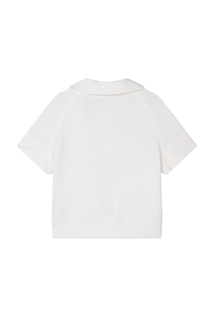 Petite Studio's Elowen Cotton Top in White