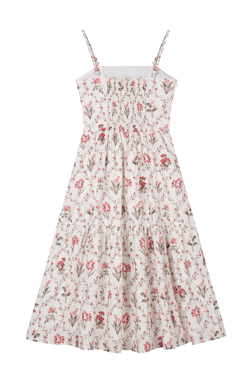 Petite Studio's Finch Cotton Dress in Pink Floral