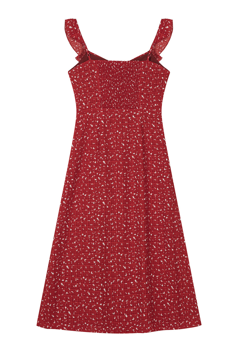 Petite Studio's Tiana Midi Dress in Red