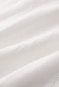 Petite Studio's Fenton Panel Linen Dress in Ivory 