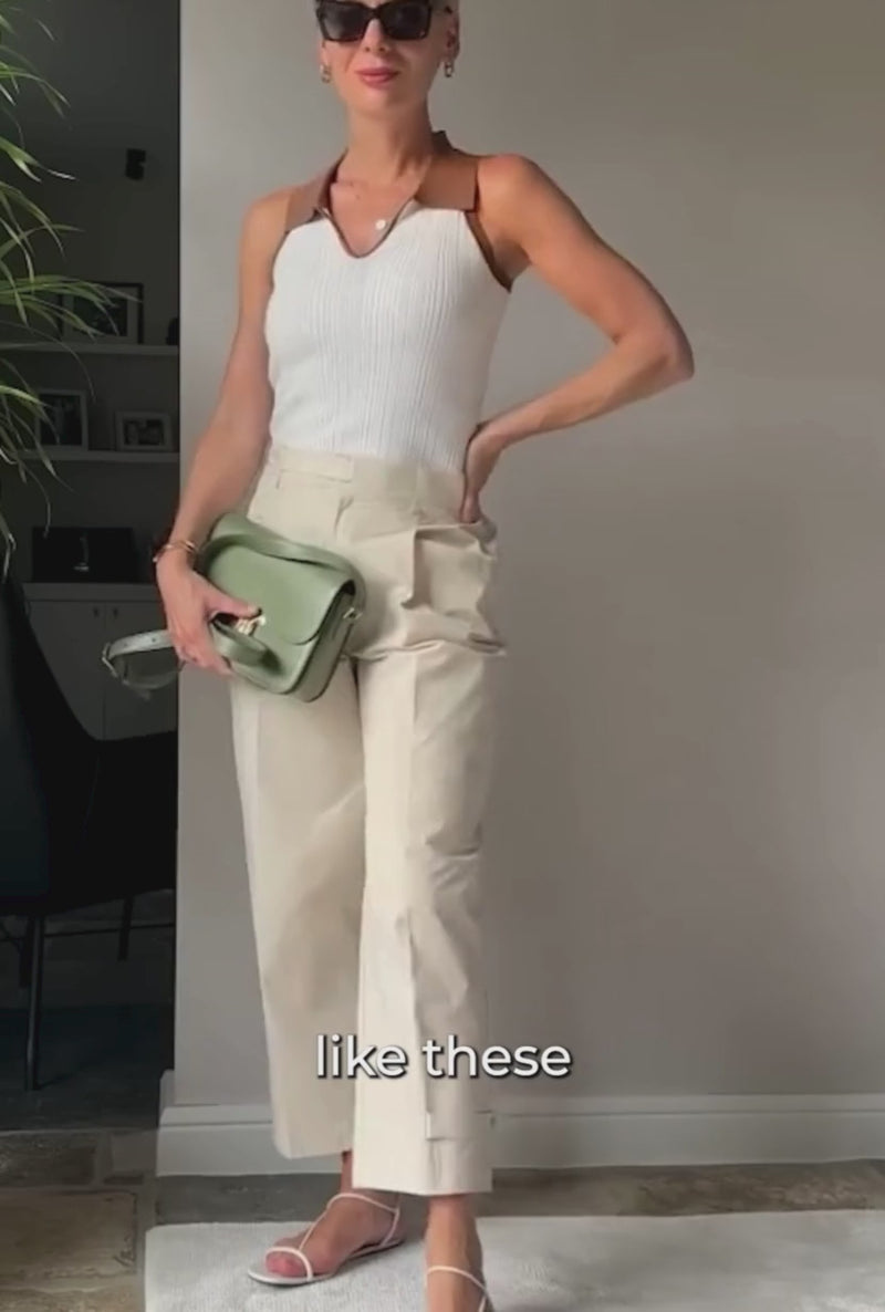 Petite Studio's Romi Pants in Cream
