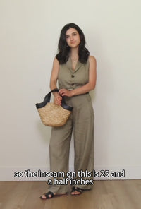 Petite Studio's Mitzi Jumpsuit in Camel