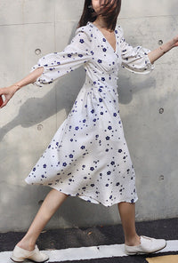 Petite Studio's Summer Emilee Dress in Flowy Ivory