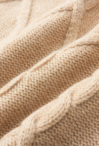 Petite Studio's Canyon Cashmere Blend Sweater in Camel