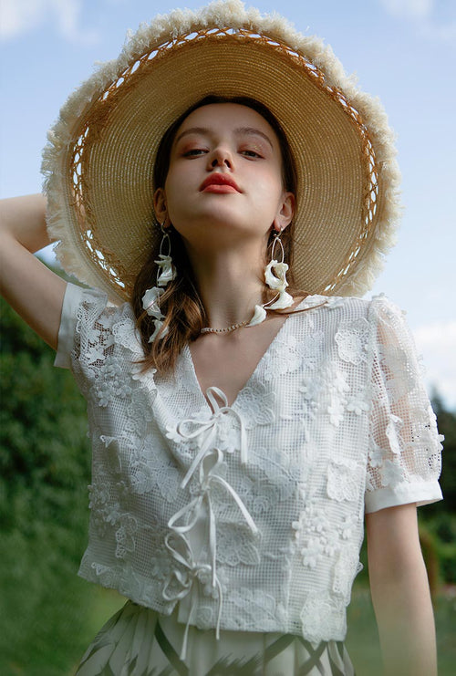 Petite Studio's Arissa Top in Ivory