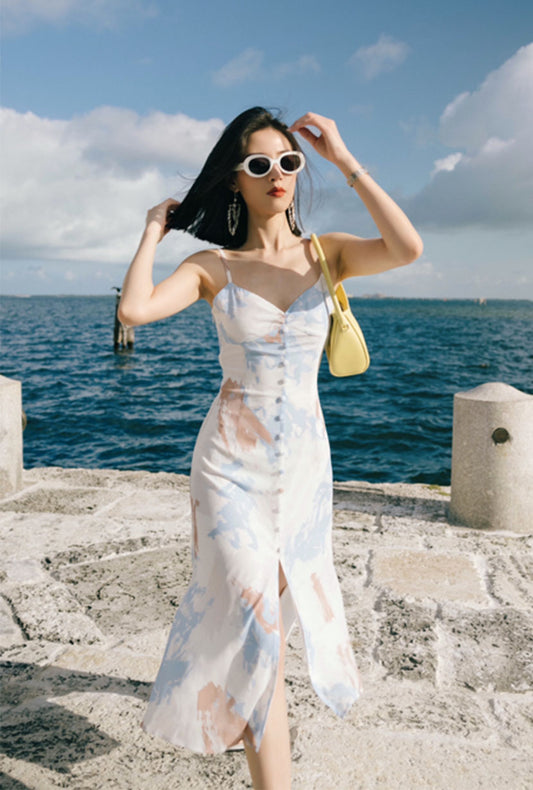 Petite Studio's Francisco Dress in Abstract Colors